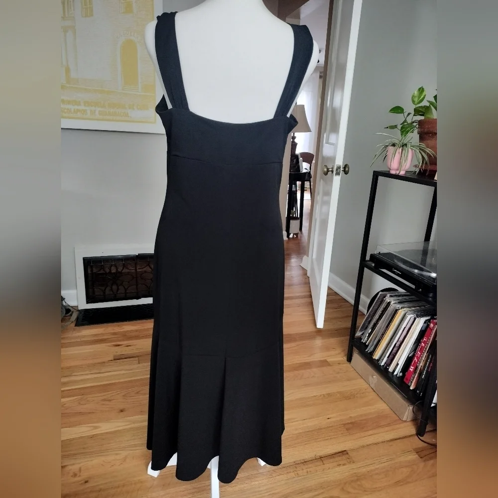 Michael Kors Elegant Little Black Sleeveless Dress
